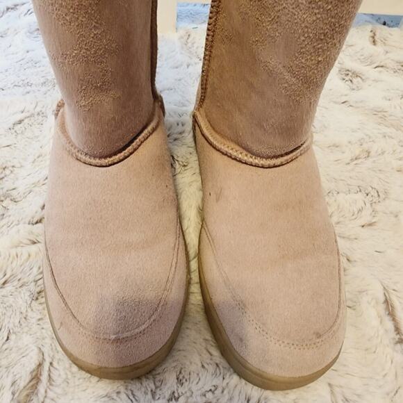 BEARPAW CLOUD li WOMENS SUEDE BROWN BOOTS 10 - Picture 6 of 10